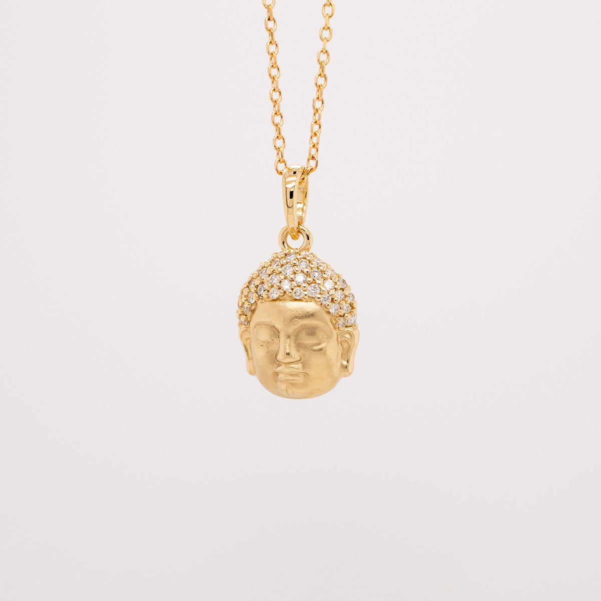Diamond Buddha Necklace