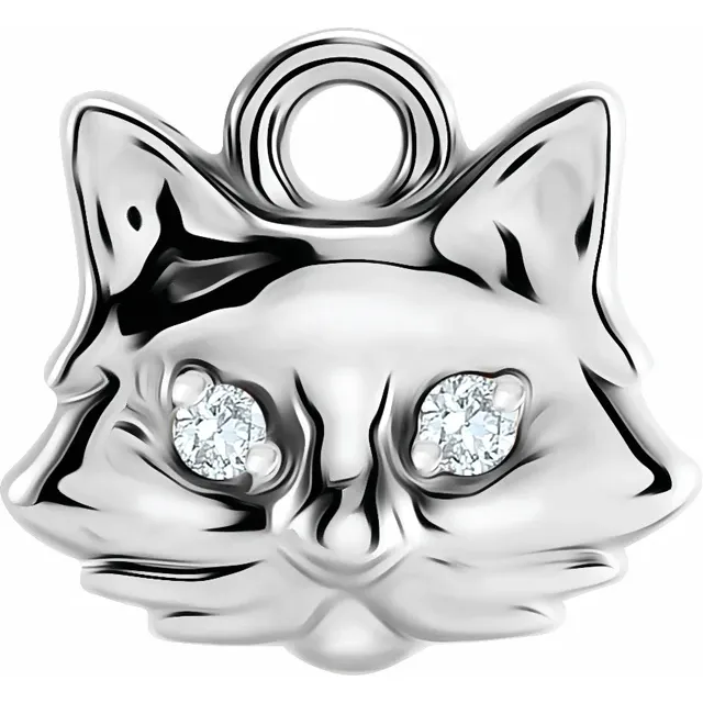 Diamond Cat Dangle