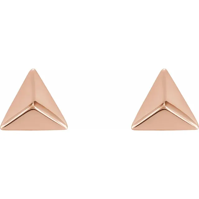 Pyramid Ear Studs