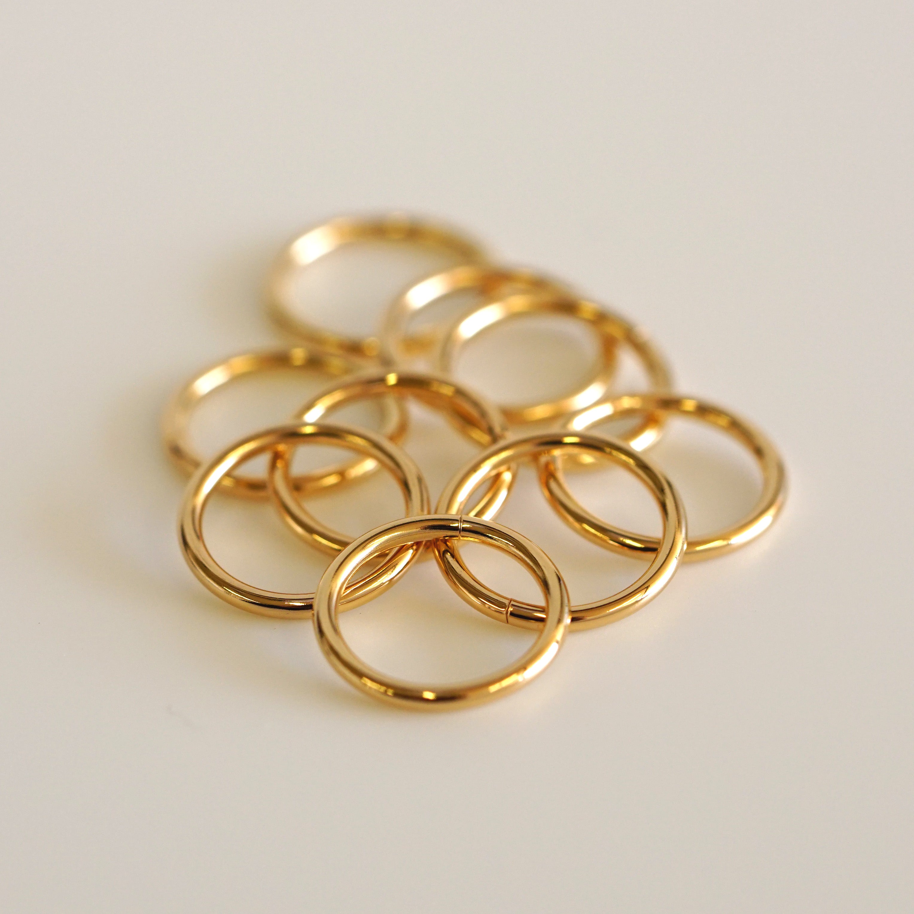 22k Gold Seamless Ring